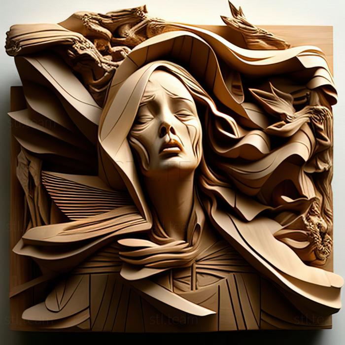 3D модель Джейми Уайатт, американский художник. (STL)